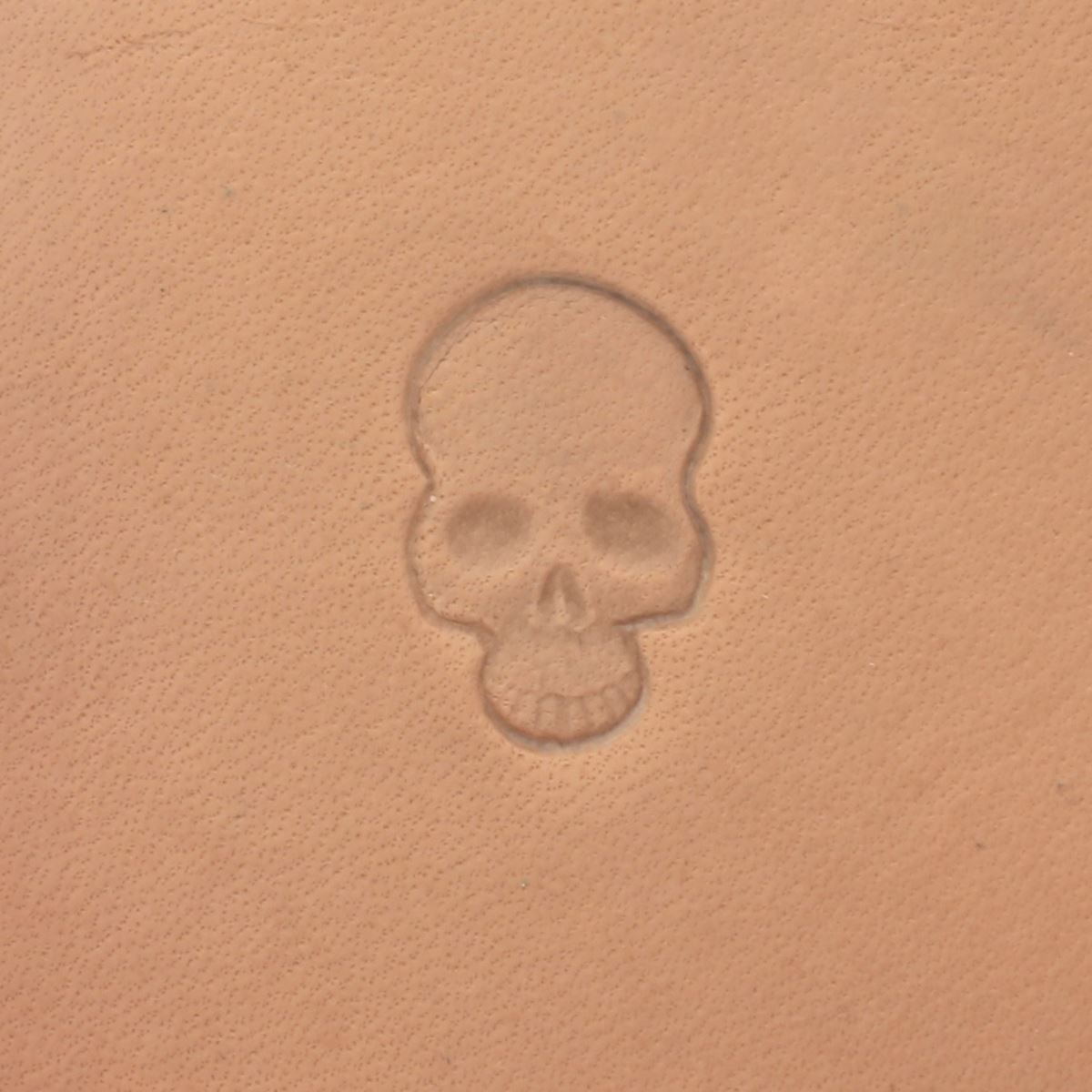 Matoir sur manche - Tête de mort - Deco Cuir