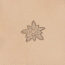 Matoir sur manche - Fleur edelweiss - Deco Cuir