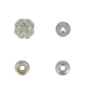 Bouton pression celtique VIEUX NICKEL de 15mm de la ligne 24, accessoire en métal pour cuir par Ivan, Tandy Leather
