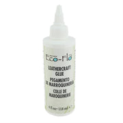 Colle de maroquinerie Eco-Flo pour cuir, liquide, 118 ml, Tandy Leather, adaptée à la réparation et la fabrication de cuir.