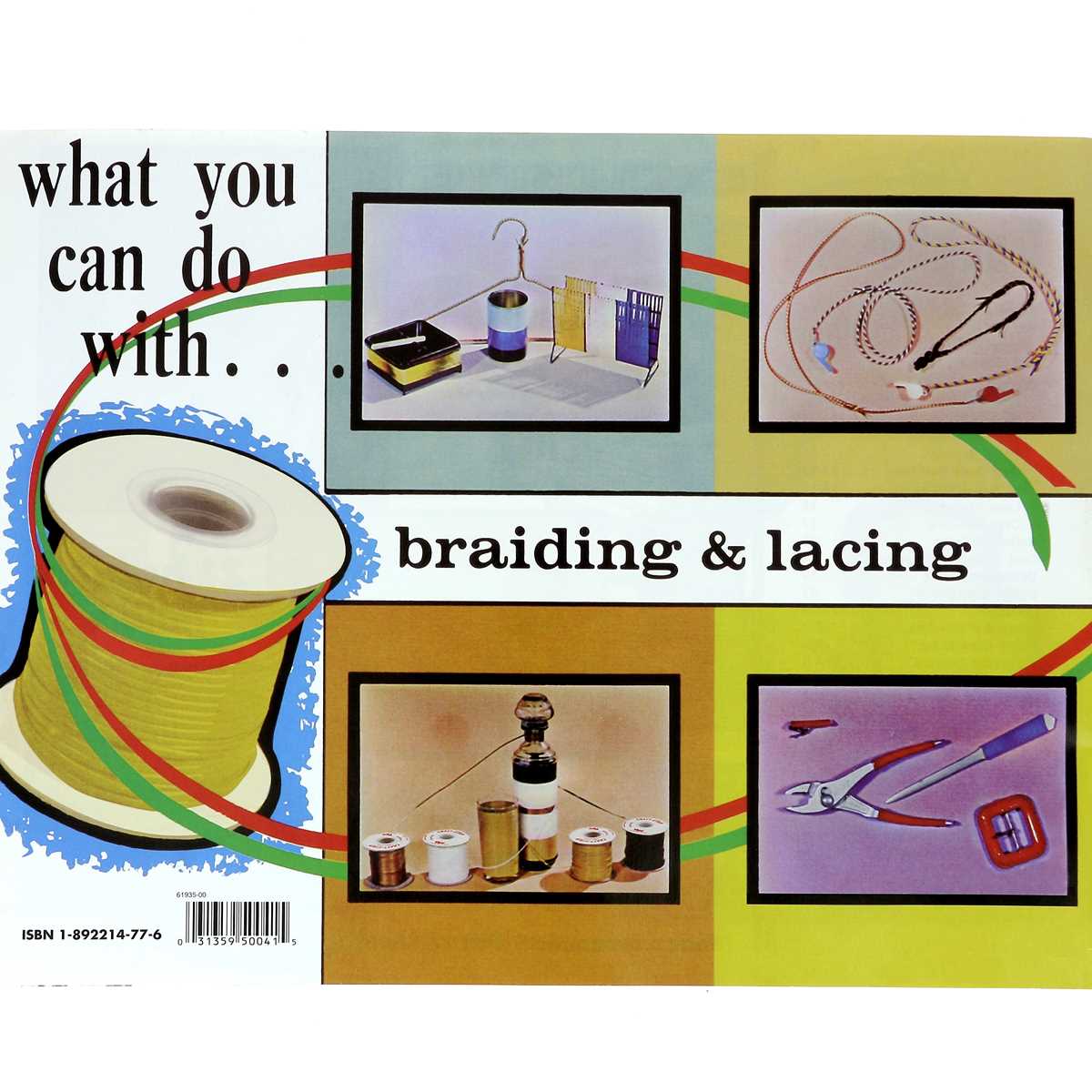Livre "BRAIDING & LACING FOR FUN" - Le tressage et le laçage en s'amusant - Deco Cuir