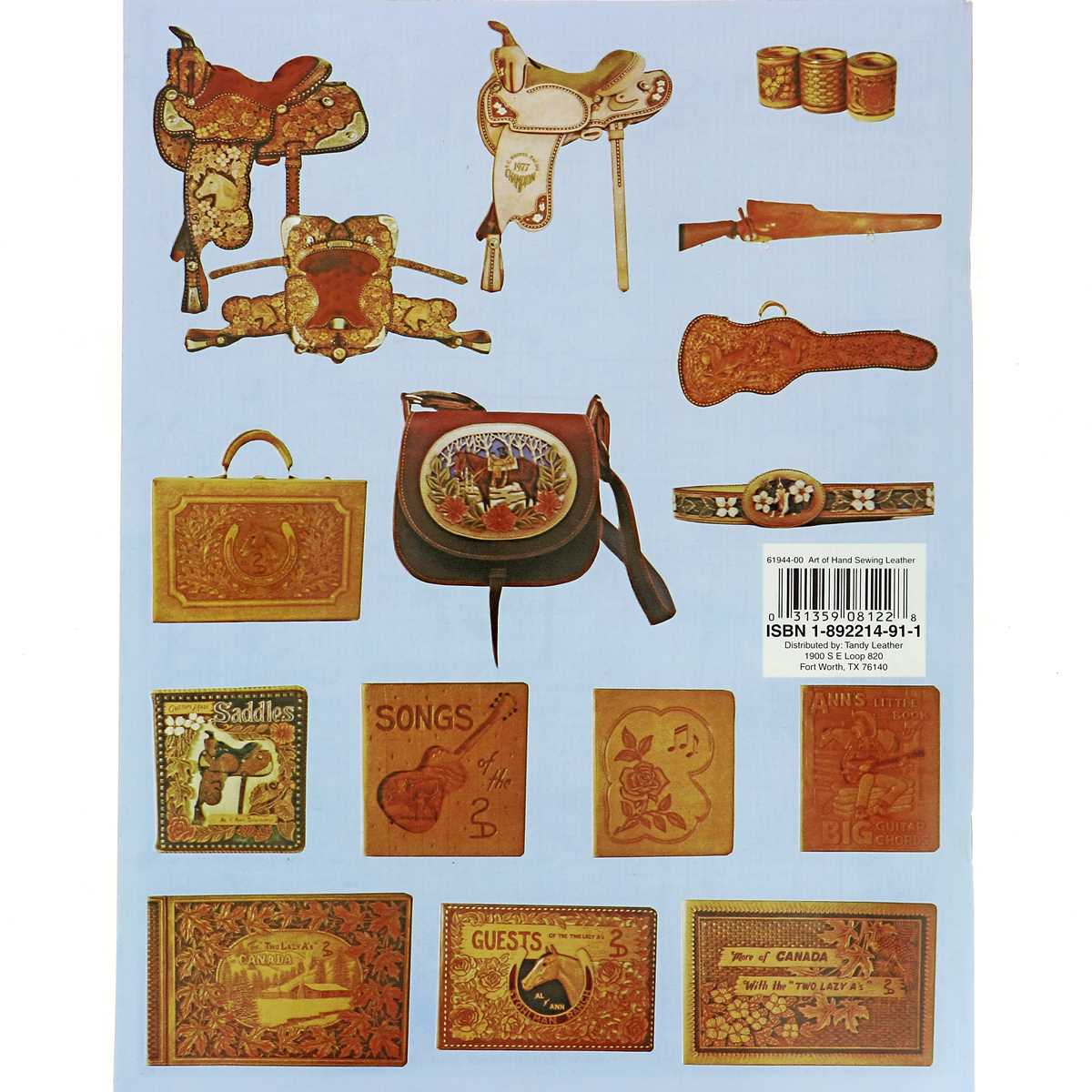 Livre "THE ART OF HAND SEWING LEATHER" - La couture du cuir à la main - Deco Cuir