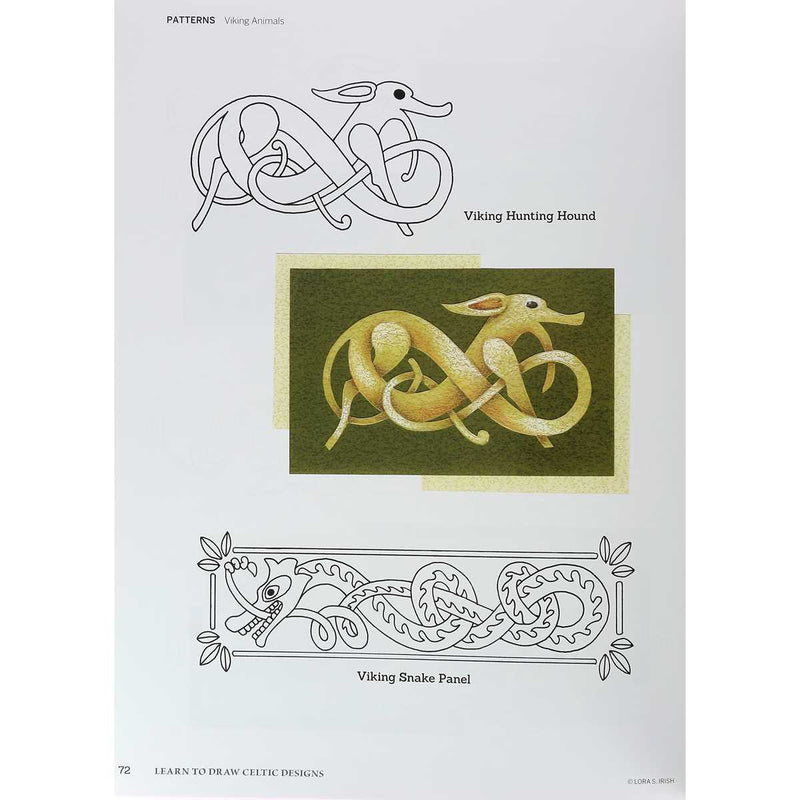 Book creating Celtic designs "LEARN TO DRAW CELTIC DESIGNS BOOK