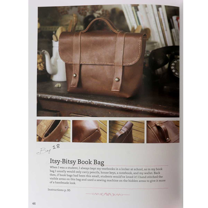 Book "HANDMADE LEATHER BAGS &amp; ACCESSORIES" - Handmade leather bags and accessories