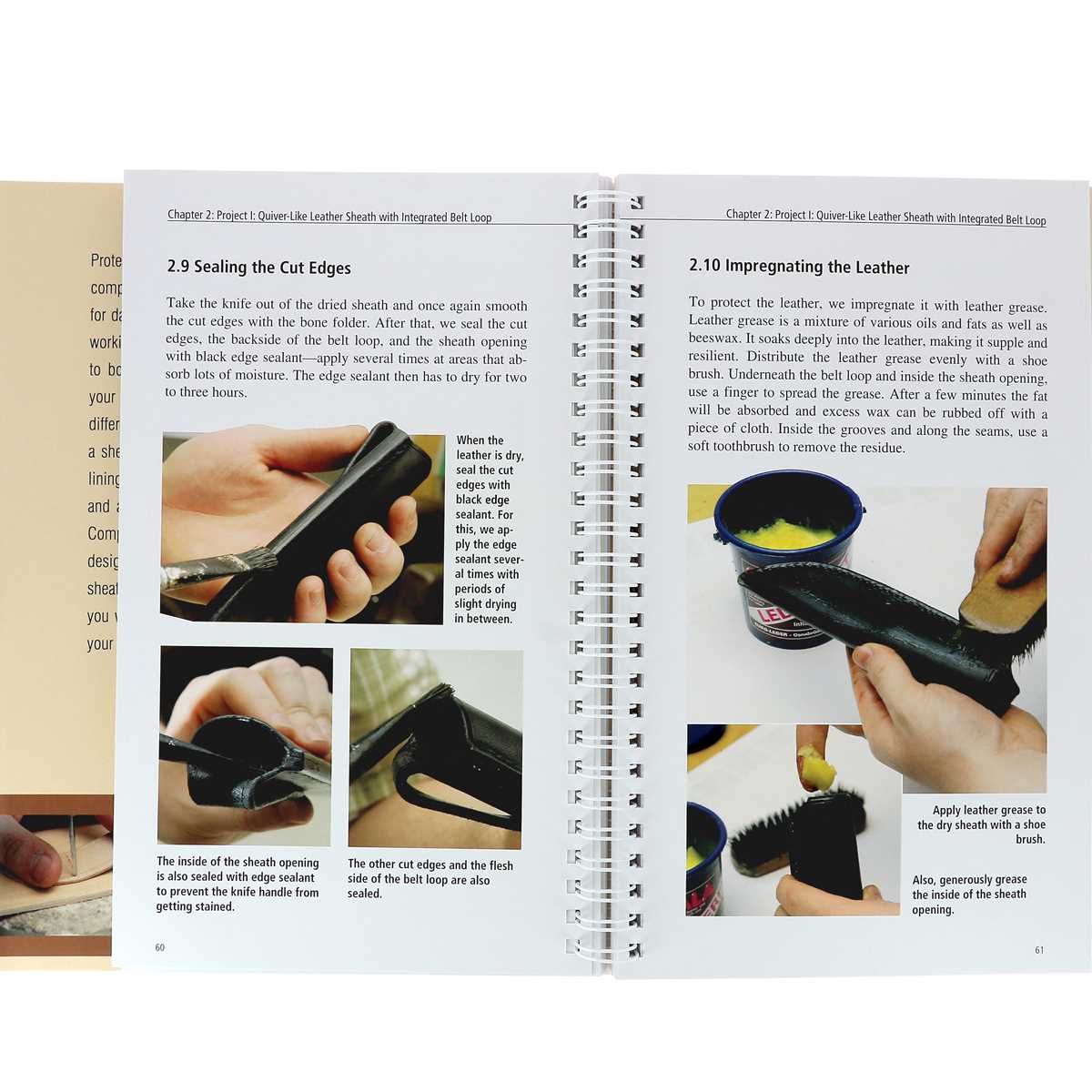 Livre "MAKING LEATHER KNIFE SHEATHS" - Créer vos étuis à couteaux en cuir - Volume 1 - Deco Cuir