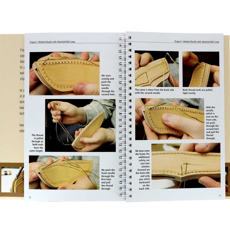Livre "MAKING LEATHER KNIFE SHEATHS" - Créer vos étuis à couteaux en cuir - Volume 2