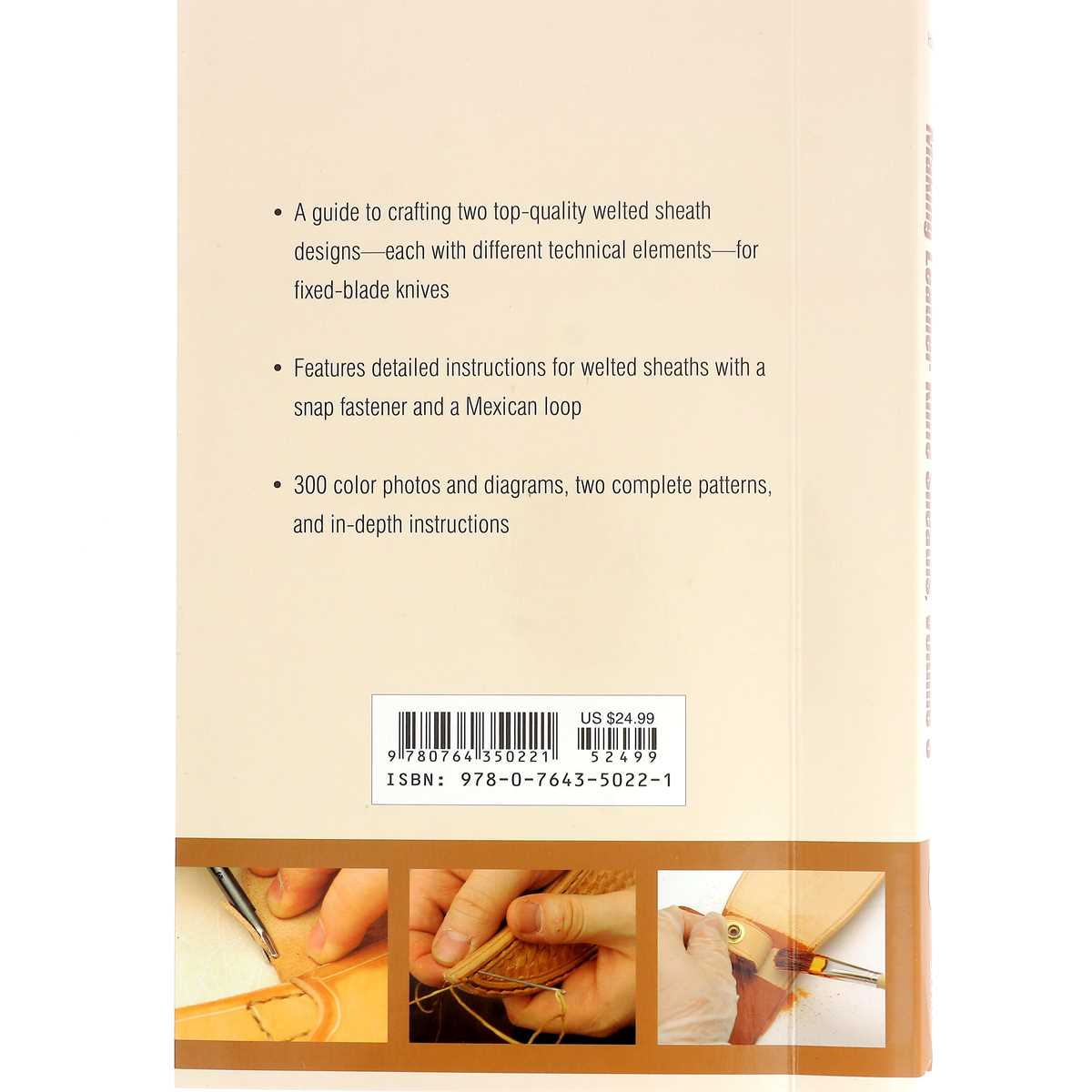 Livre "MAKING LEATHER KNIFE SHEATHS" - Créer vos étuis à couteaux en cuir - Volume 3 - Deco Cuir