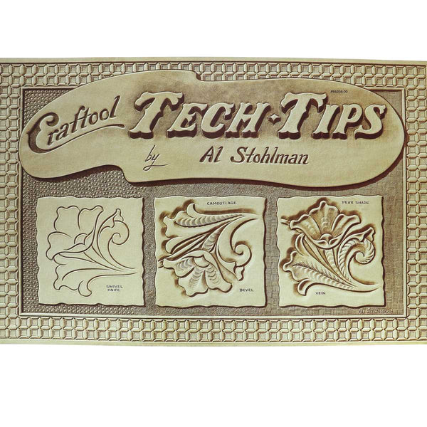 Book "TECH TIPS BOOK" - Embossing techniques and tips on leather