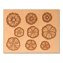 TL_76618_00 - Calque transfert motifs sur cuir - FLEURS