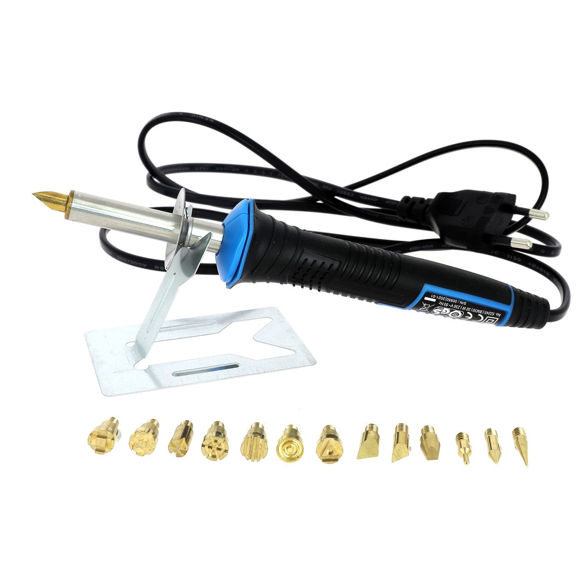 Kit pyrograveur sur cuir 15 pièces - Deco Cuir