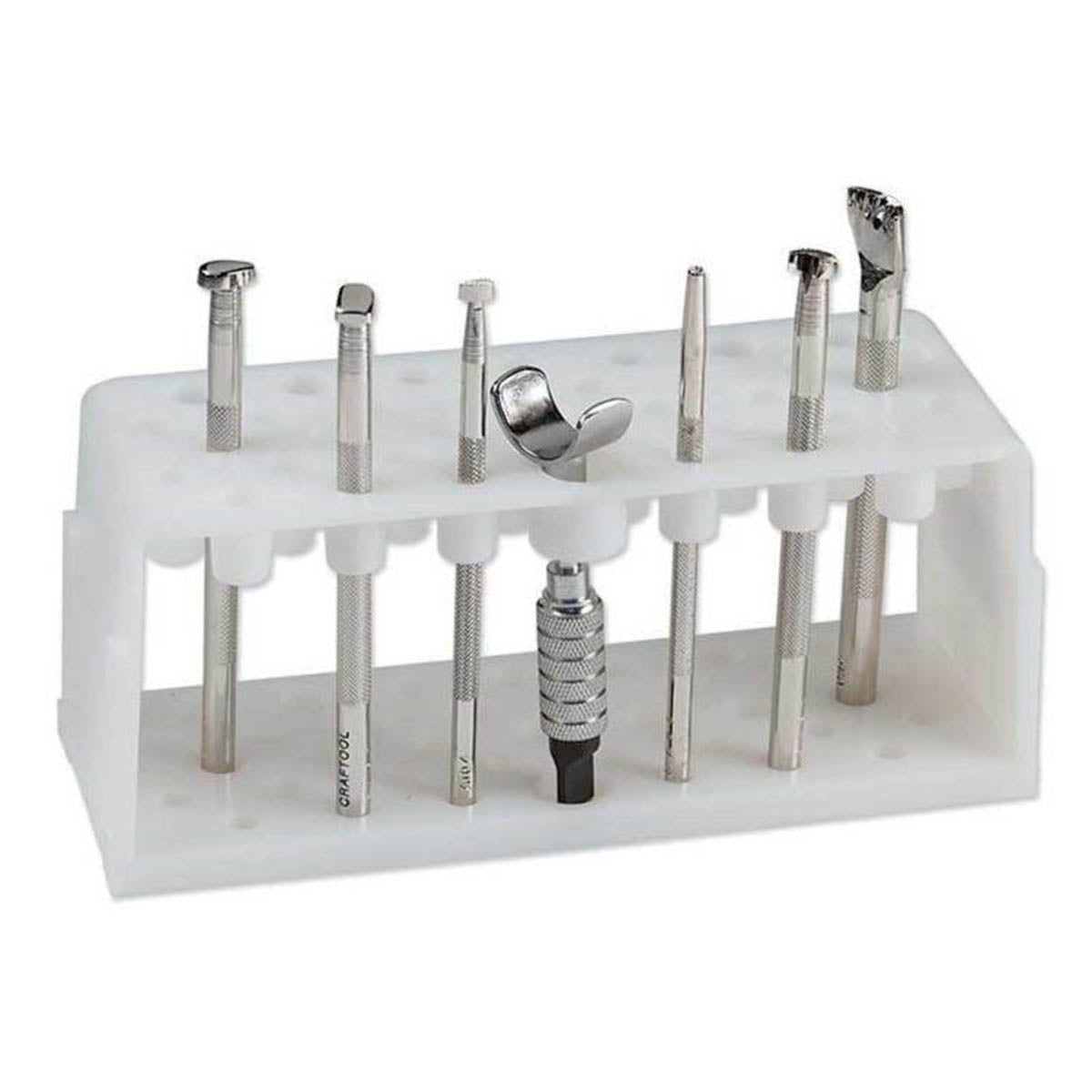 Vegetable leather embossing tool kit with storage - 8170-02 | Tandy Leather