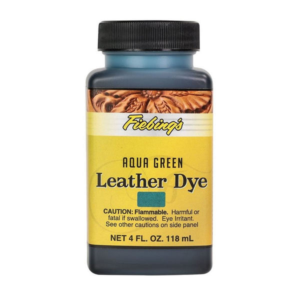 FIEBING'S Leather dye - 118ml - WATER GREEN / AQUA GREEN