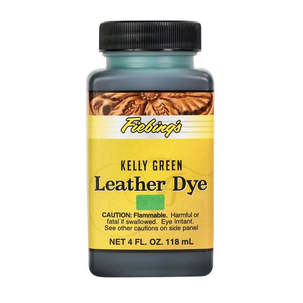 Teinture pour cuir FIEBING'S Leather dye - 118ml - VERT KELLY / KELLY GREEN