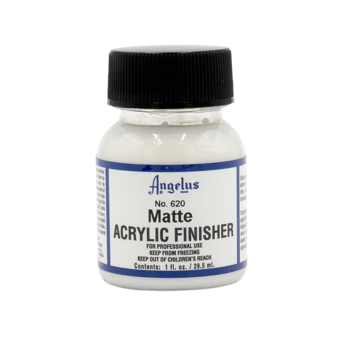 Finition acrylique  MATE  pour peinture cuir Angelus