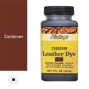 Teinture pour cuir Fiebing's Leather dye Cordovan 118ml, liquide de coloration pour cuir de haute qualité, application précise