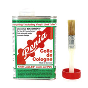 Bidon de colle néoprène Renia pour cuir, colle de Cologne Renia, pot de 1 litre pour assemblage et réparation de cuir.