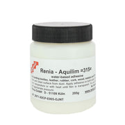 Colle contact permanente Renia Aquilim 315 pour cuir, applicateur en tube de 200g, adhérence forte et durable