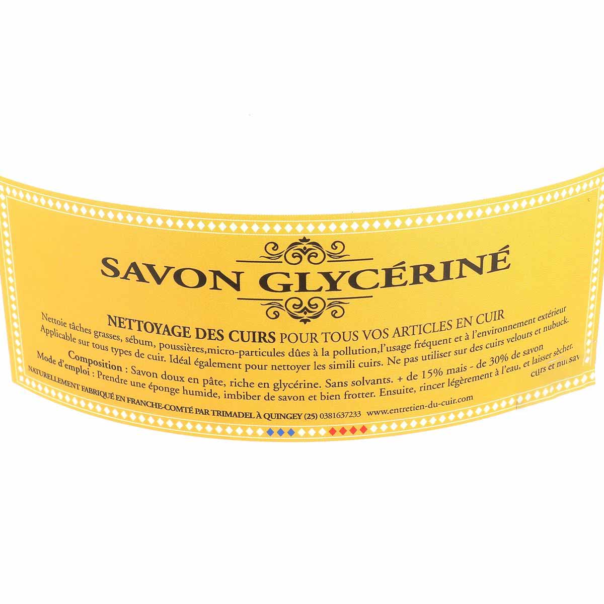 Savon en pâte enrichi à la glycérine - Trimadel | Deco Cuir
