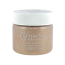 Peinture cuir acrylique Glitterlites - Angelus - Paillettes - 29,5 ml - Desert Gold - Deco Cuir