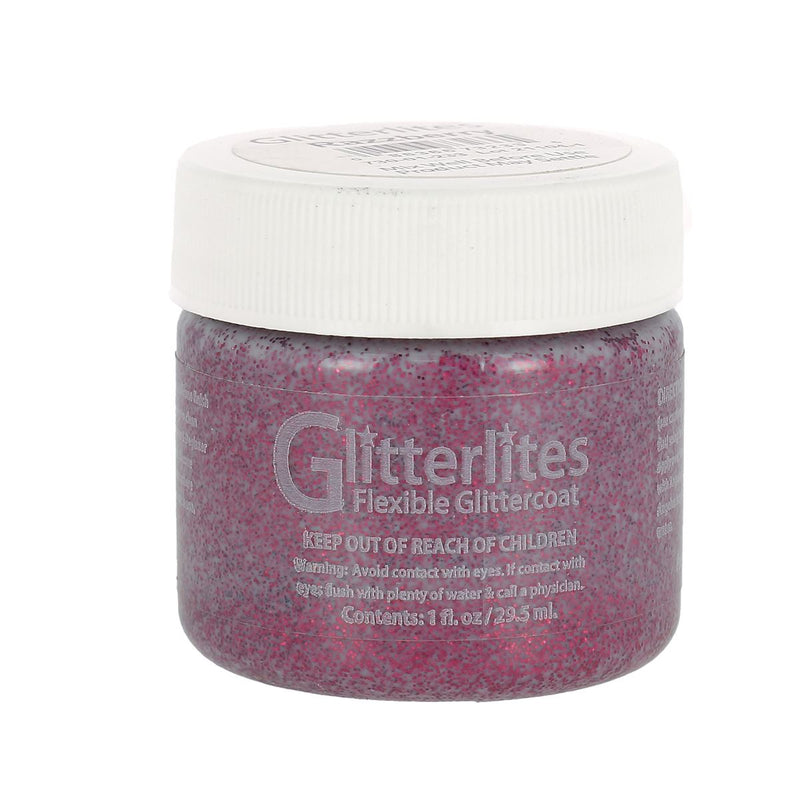 peinture cuir glitterlites angelus paillettes razzberry - framboise