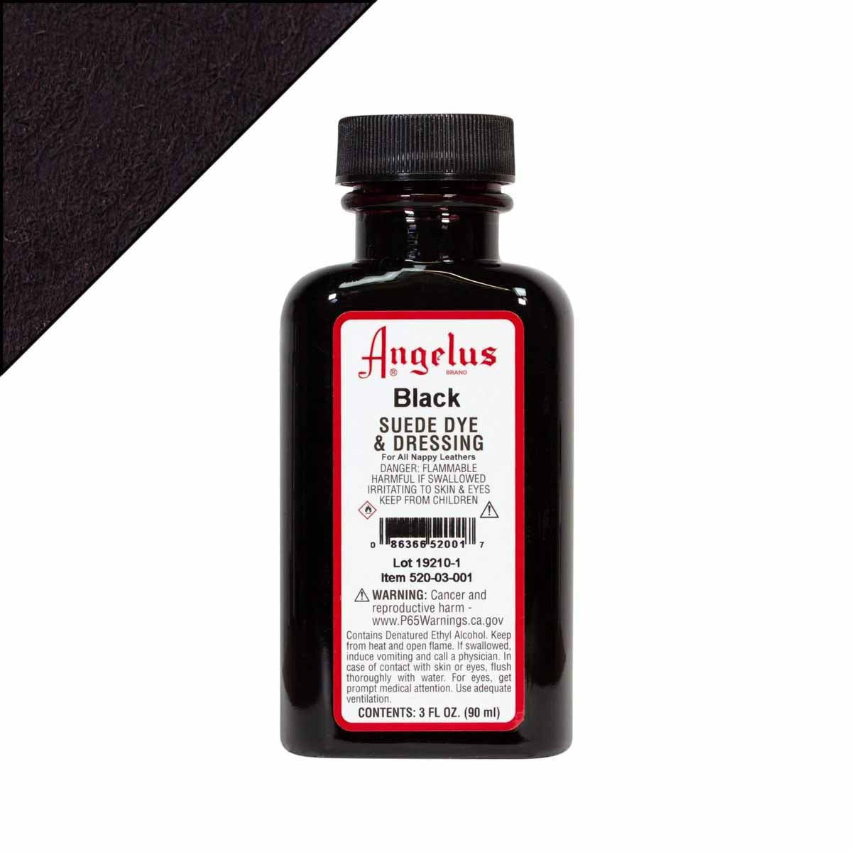 Teinture pour Daim Angelus Suede Dye - 90ml - Noir / Black