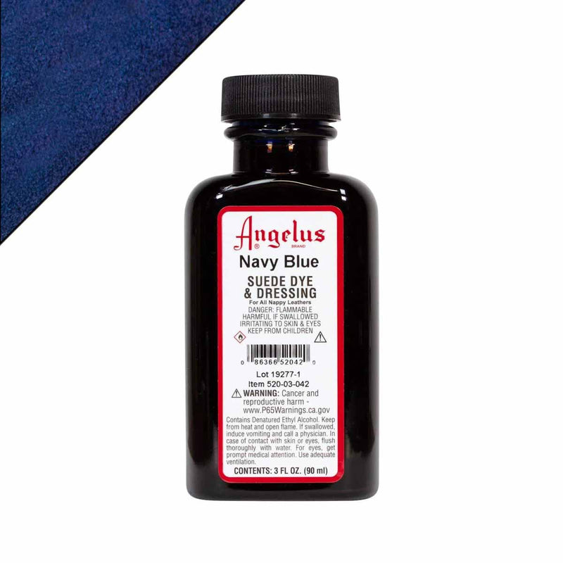 Vernice Per Pelle Angelus 1 Oz - Colore Navy - Acrilico Ad Acqua Per Scarpe, Borse E Accessori - Foto 3