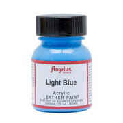 Peinture acrylique pour cuir Angelus Light Blue 29,5 ml, teinture et peinture pour customisation de cuir.