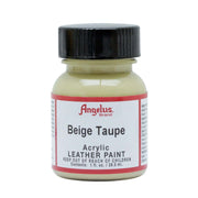 Peinture cuir acrylique Angelus Beige Taupe, 29,5 ml, peinture pour cuir, teinture et finition pour projets de restauration.