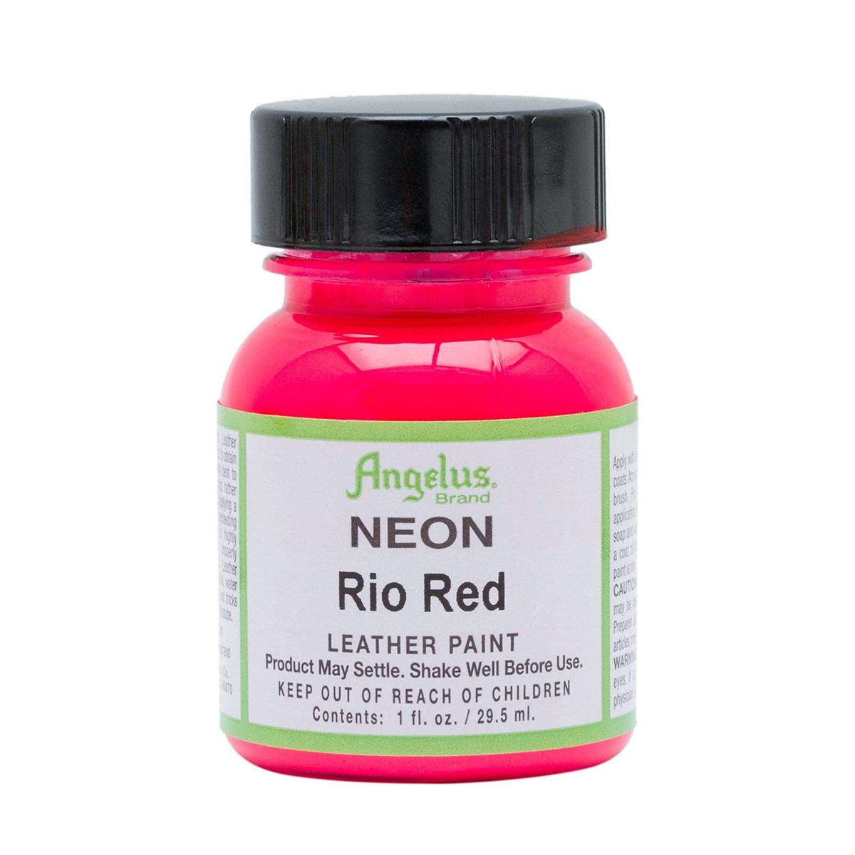 Peinture Angelus Néon Acrylique Pour Cuir - Flacon 29,5 Ml, Neuf, Toutes Couleurs