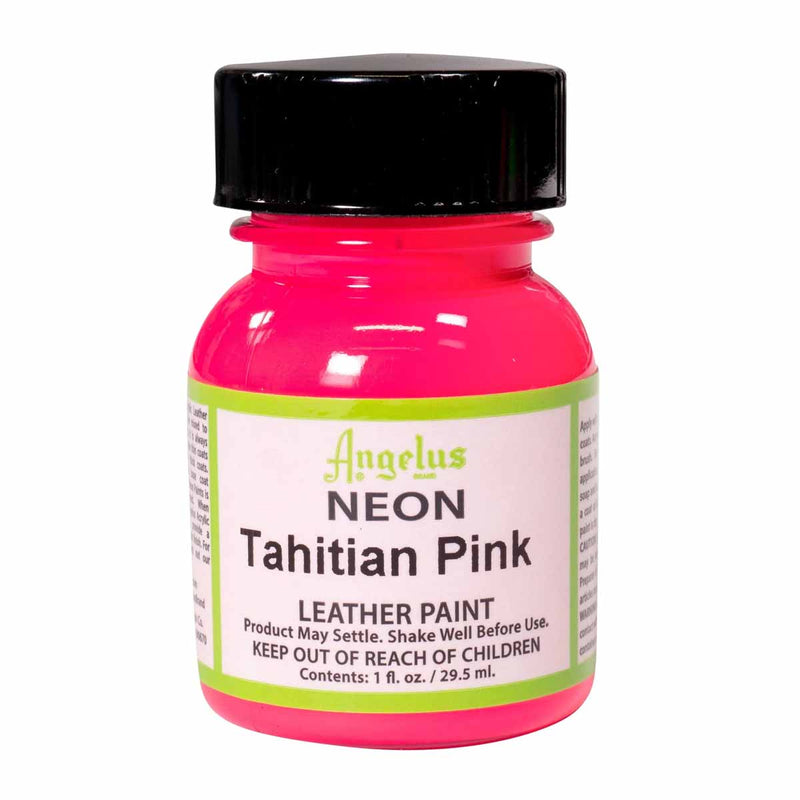 Peinture cuir acrylique - Angelus - Néon - 29.5 ml - Tahitian pink 121