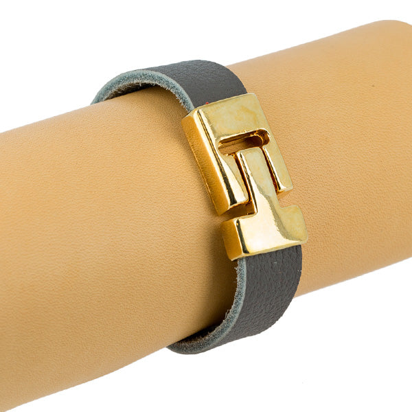 Fermoir bijou ISA aimanté - Lacet plat - Deco Cuir