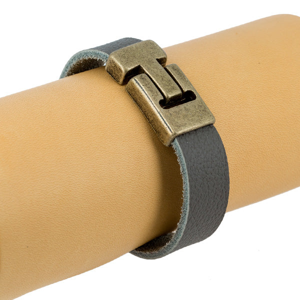 Fermoir bijou ISA aimanté - Lacet plat - Deco Cuir