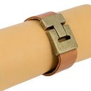 Fermoir bijou ISA aimanté - Lacet plat - Deco Cuir