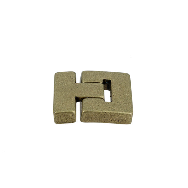 Fermoir bijou ISA aimanté - Lacet plat - Deco Cuir