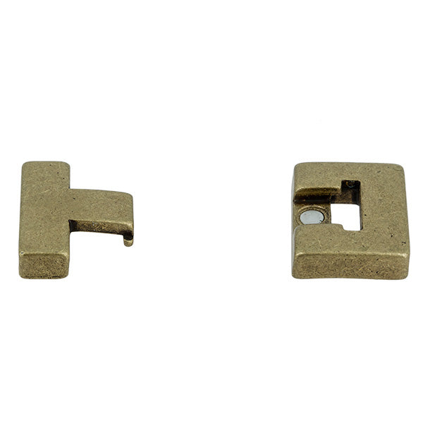 Fermoir bijou ISA aimanté - Lacet plat - Deco Cuir