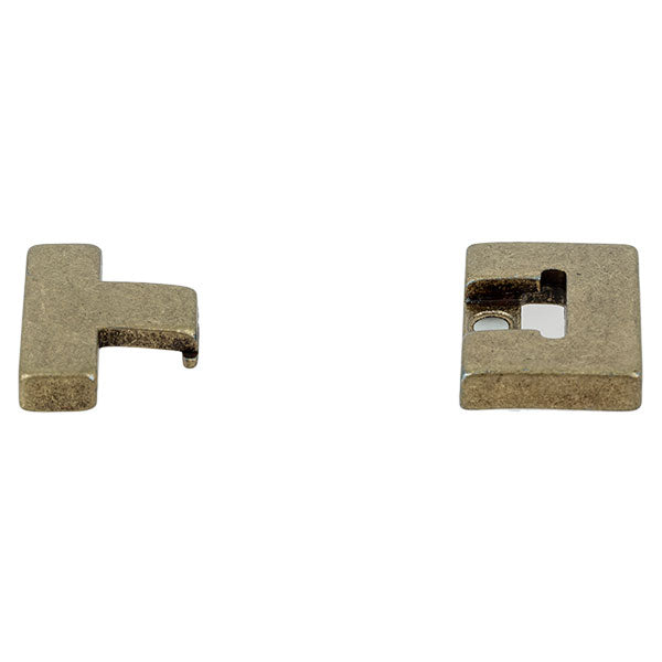 Fermoir bijou ISA aimanté - Lacet plat - Deco Cuir