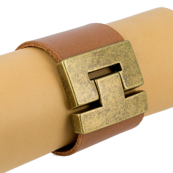 Fermoir bijou ISA aimanté - Lacet plat - Deco Cuir