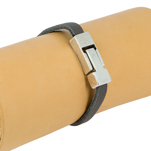 Fermoir bijou ISA aimanté - Lacet plat - Deco Cuir