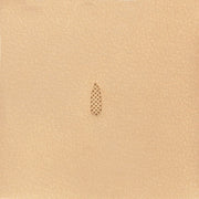 Outil Matoir sur manche Tandy Leather avec fond en grain moyen de 2,5 mm pour travaux de cuir, modèle 6104.