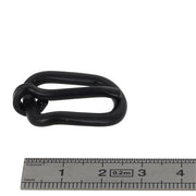 Boucle de ceinture en acier EDY noir mat, boucle à ardillon pour ceinture élégante et résistante.