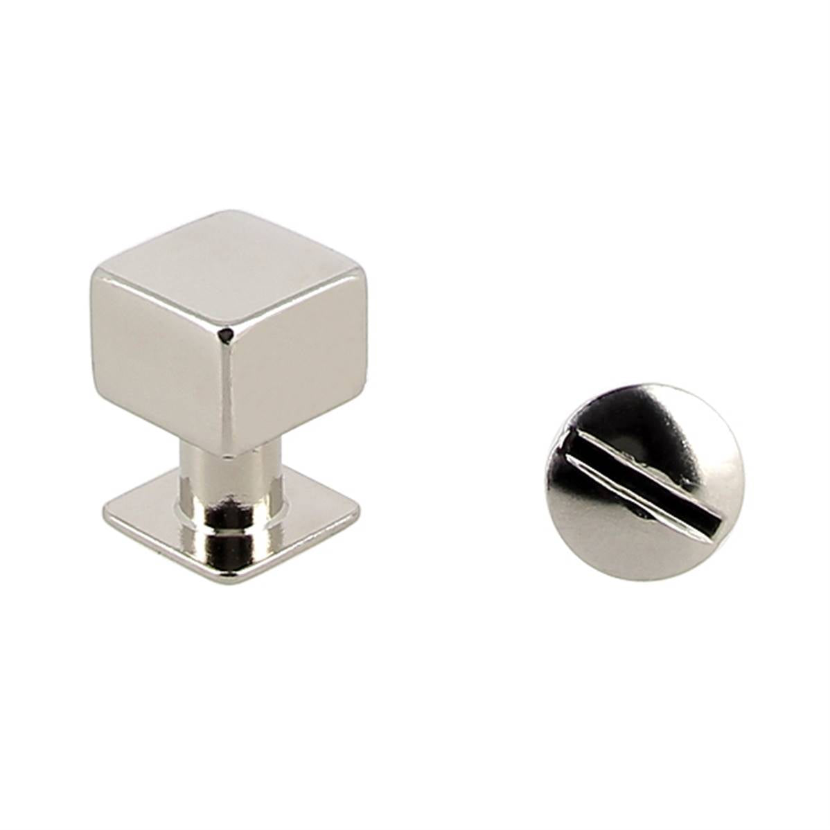 Gros Bouton De Col En Laiton 10,4 Mm Avec Vis 2,9x5 Mm – Marque Poursin – Pour Vêtements Ou Accessoires
