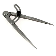 Compas 1/4 de cercle de 150 mm, outil de précision pour tracés courbes, marque Autres, image montrant la règle et le pivot.