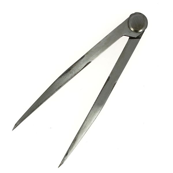 Compas simple - Pointe sèche - Longueur 150 mm - Deco Cuir