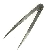 Compas simple à pointe sèche de 150 mm, outil de dessin de précision, utilisé en géométrie et artisanat.