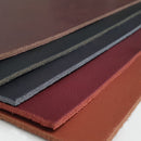 Morceau de cuir de croupon végétal noir, 2e choix, brut et texturé, pour artisanat ou maroquinerie, de la marque Autres.
