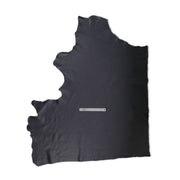 Peau de cuir de vachette souple SWEET 2 de couleur noire, tissu élégant et durable pour projets de maroquinerie ou décoration.