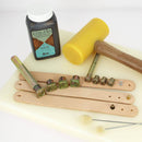 Découpe pour BRACELET en cuir naturel à personnaliser - taille ENFANT - 20 x 2 cm - Deco Cuir