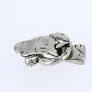 Fermoir pour bracelet - Boucle ronde - Argent vieilli - lanière 10 mm - Deco Cuir