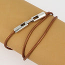 Fermoir bijou - Fermeture clip - Lacet rond - ARGENT VIEILLI - Deco Cuir