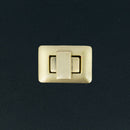 Fermoir pour sac RECTANGLE - 25x36mm - Deco Cuir